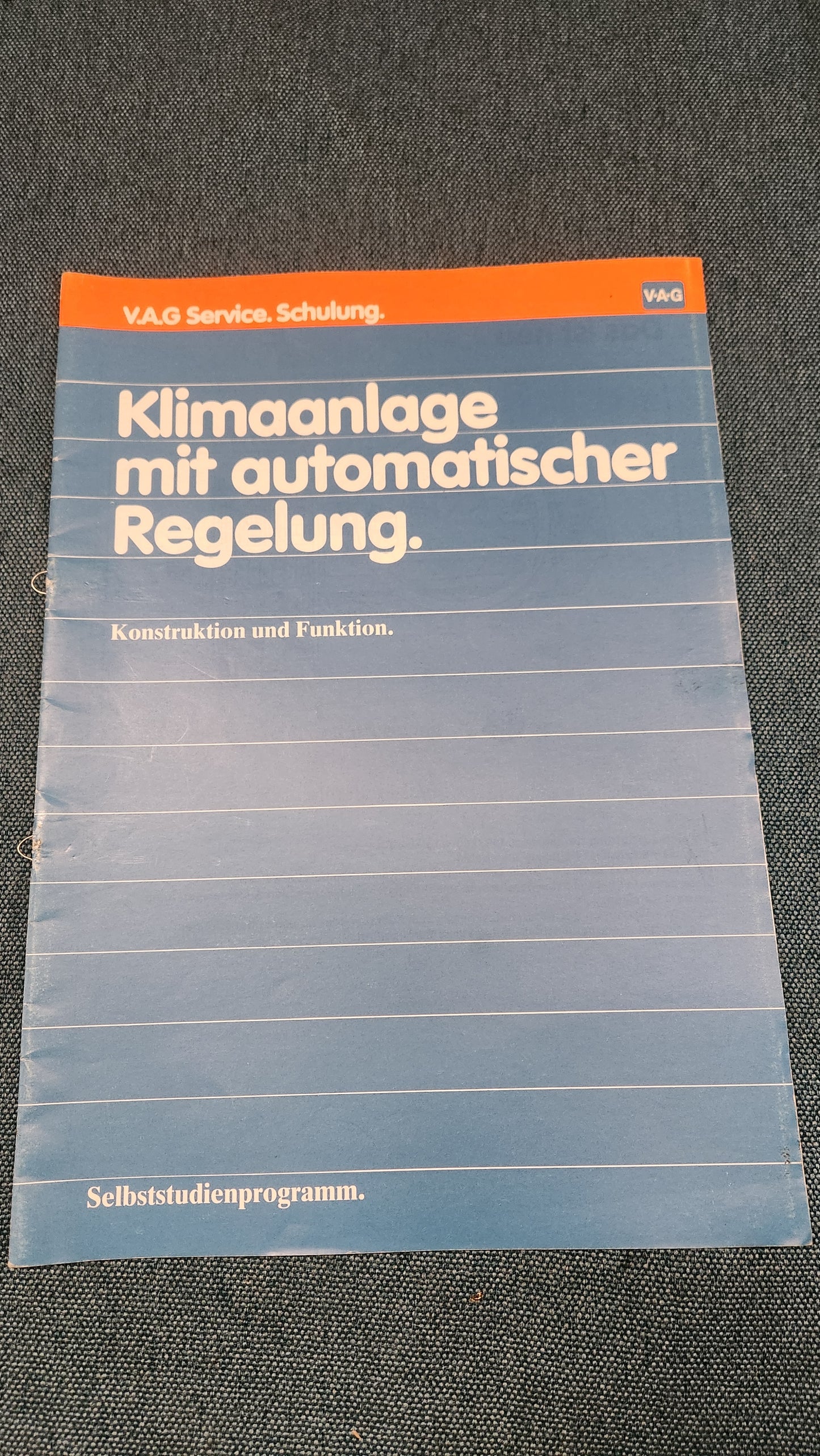 Klimaanlage mit automatischer Regelung Audi  Selbststudienpogramm Nr. 54 Werkstattbuch Reparaturleitfaden
