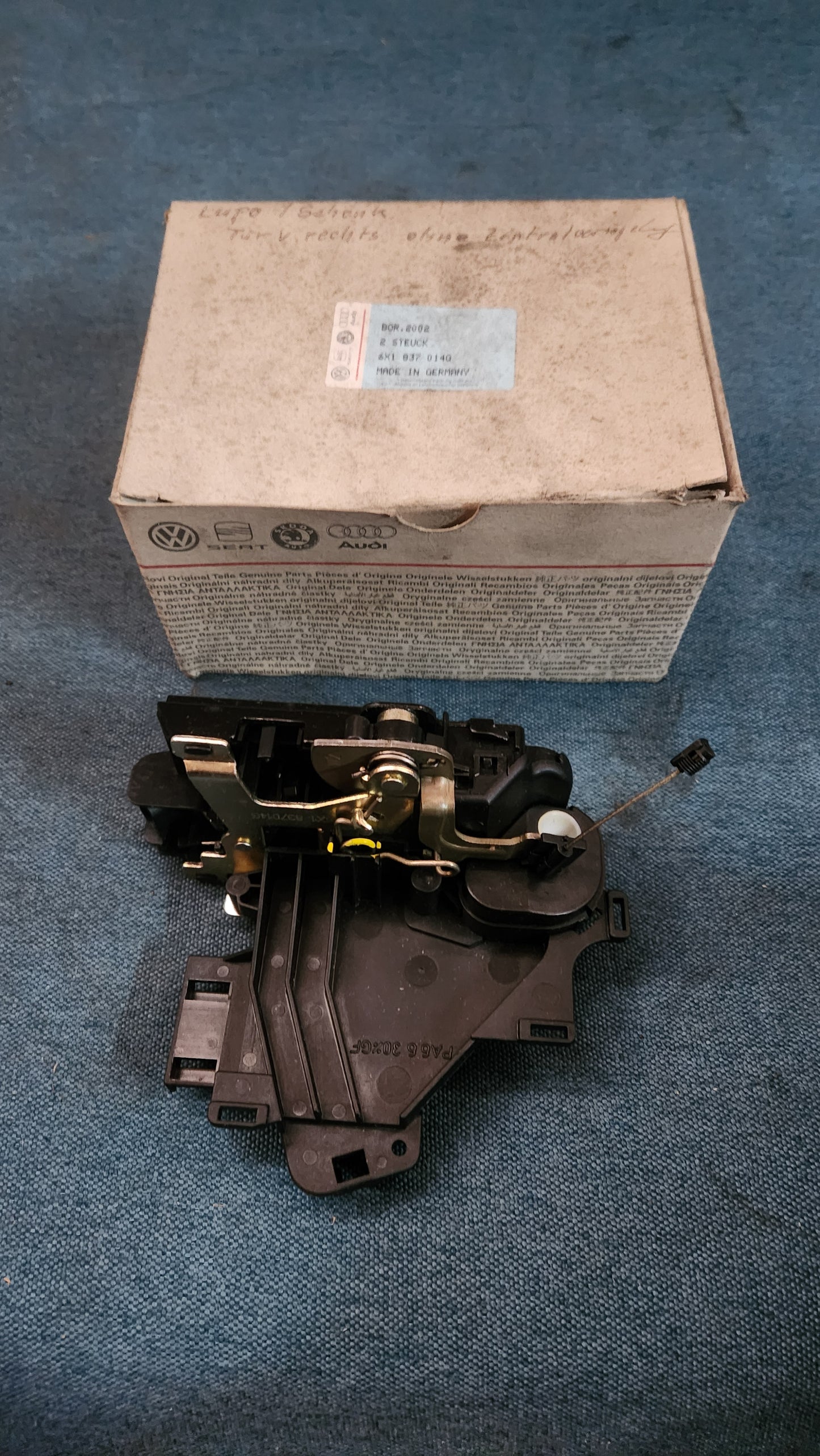 Türschloss Golf4/Bora/Lupo 6X1837014G Nos F6