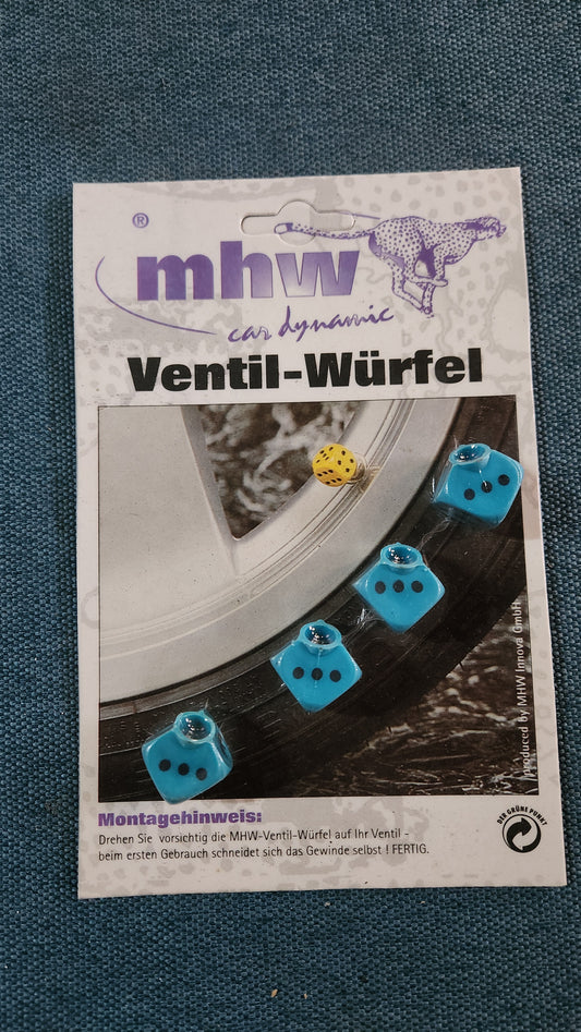 MHW Ventilkappe Würfel Türkis Nos Universal