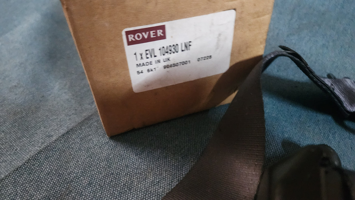 Safety belt Rover 200 25 MG ZR Rear evl104930lnf Nos B3