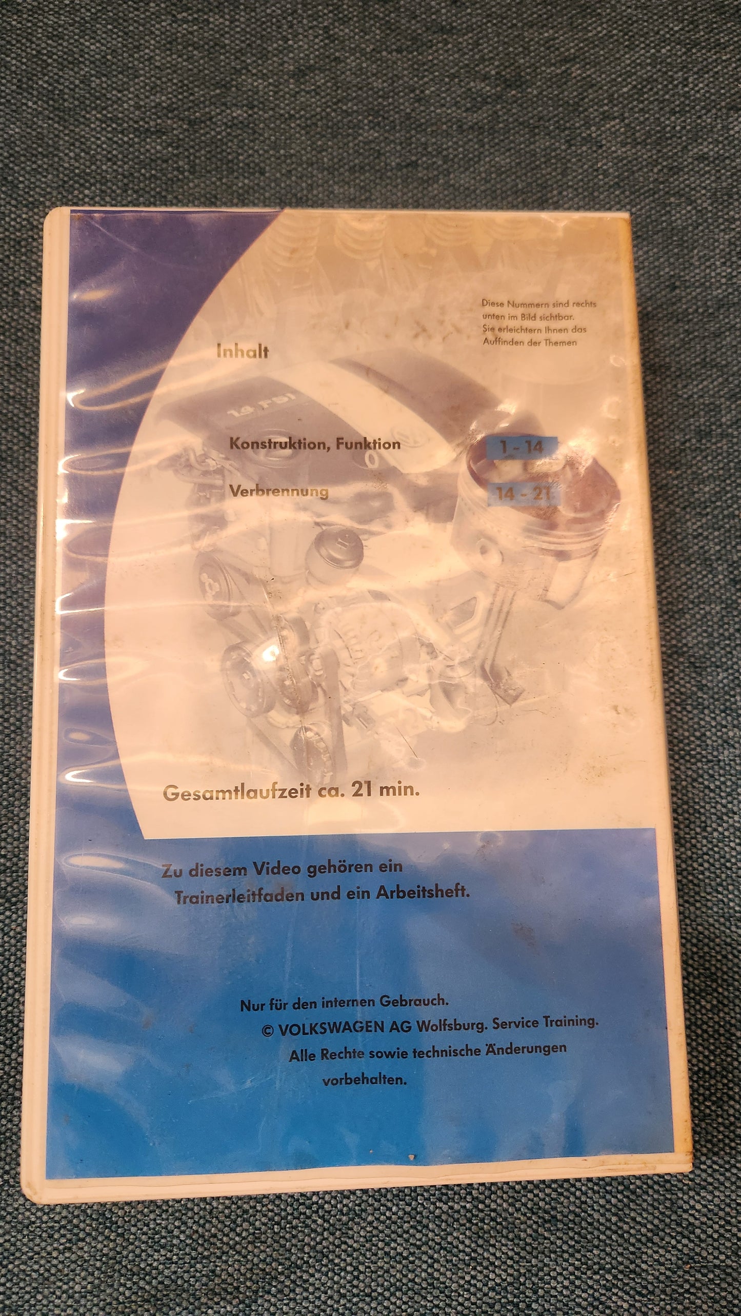 Der FSI Motor Reparaturleitfaden Werkstattfilm VHS