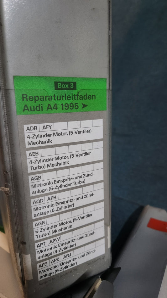 A4 B5 Reparaturleitfaden Werkstattbuch
