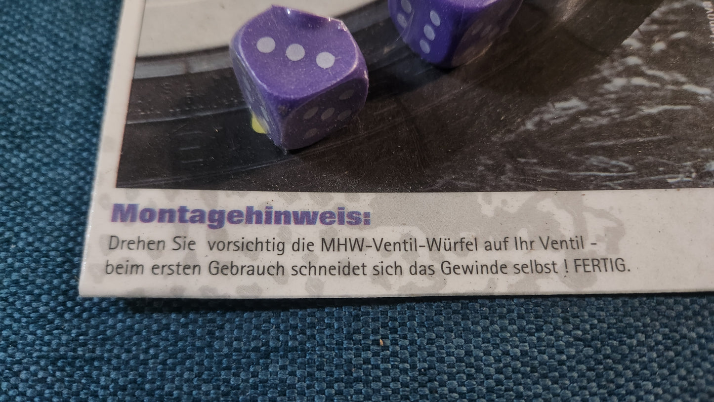 MHW Ventilkappe Würfel Lila Nos Universal
