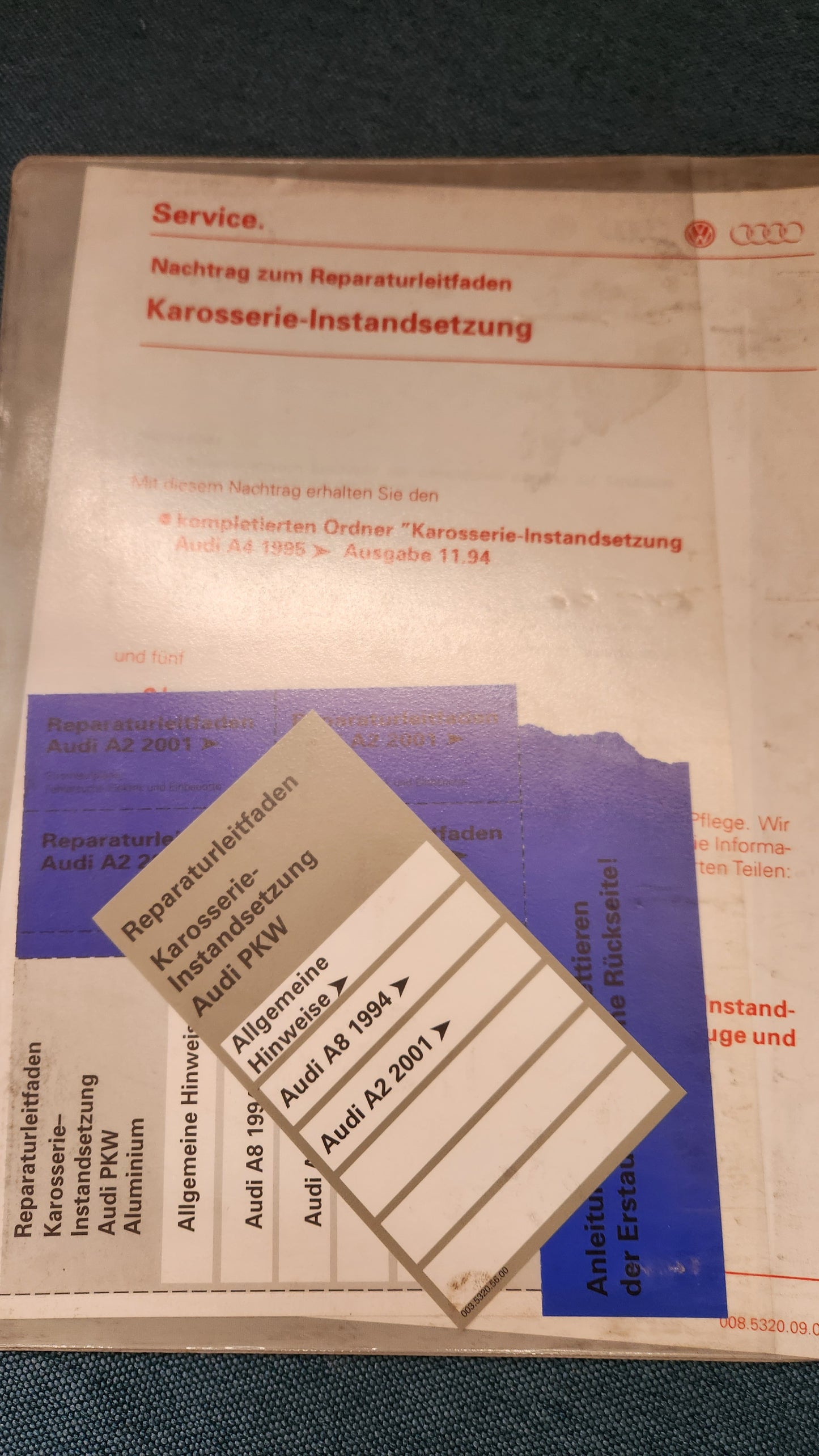 Audi A4 B5 TT 8N A6 C5 A3 8L A2 Karosserie Instandsetzung Reparaturleitfaden Werkstattbuch Z1