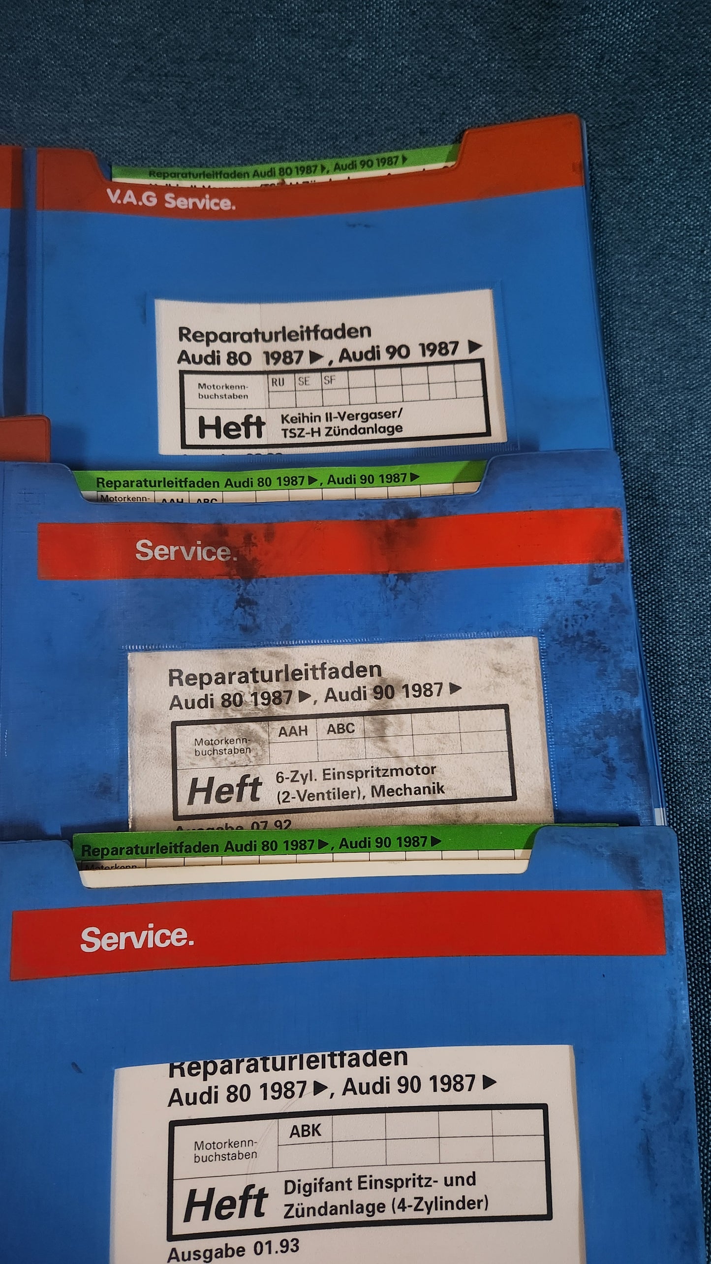 Audi 80/90 B3 Reparaturleitfaden Werkstattbuch Z2