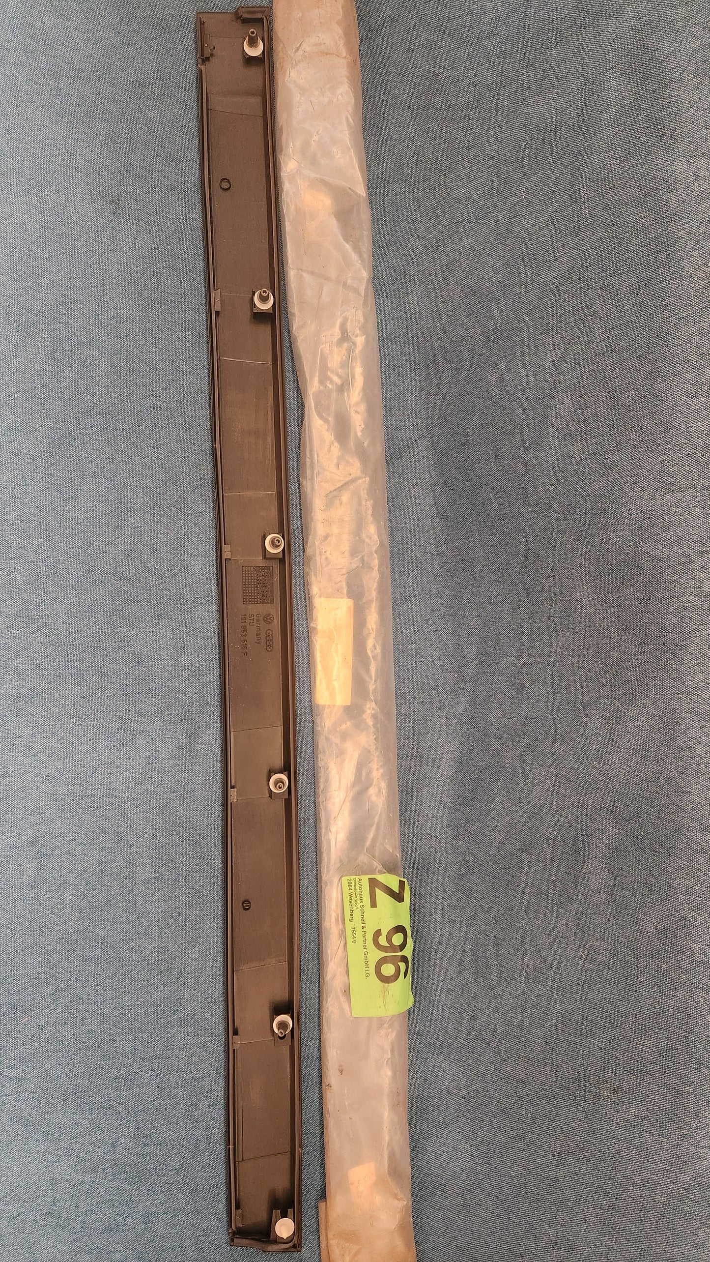Zierleiste Aufprallschutz Golf/Jetta/2 191853516F Nos Q3
