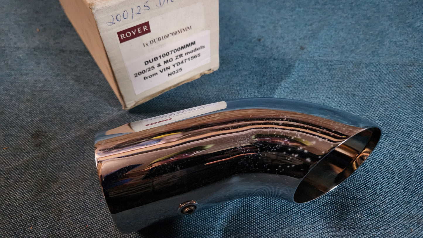 Exhaust trim Rover 200/25 MG ZR DUB100700MMM Nos A3