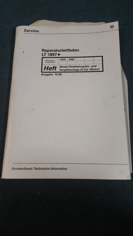 LT 2 D AGX AHD Motor Reparaturleitfaden Werkstattbuch