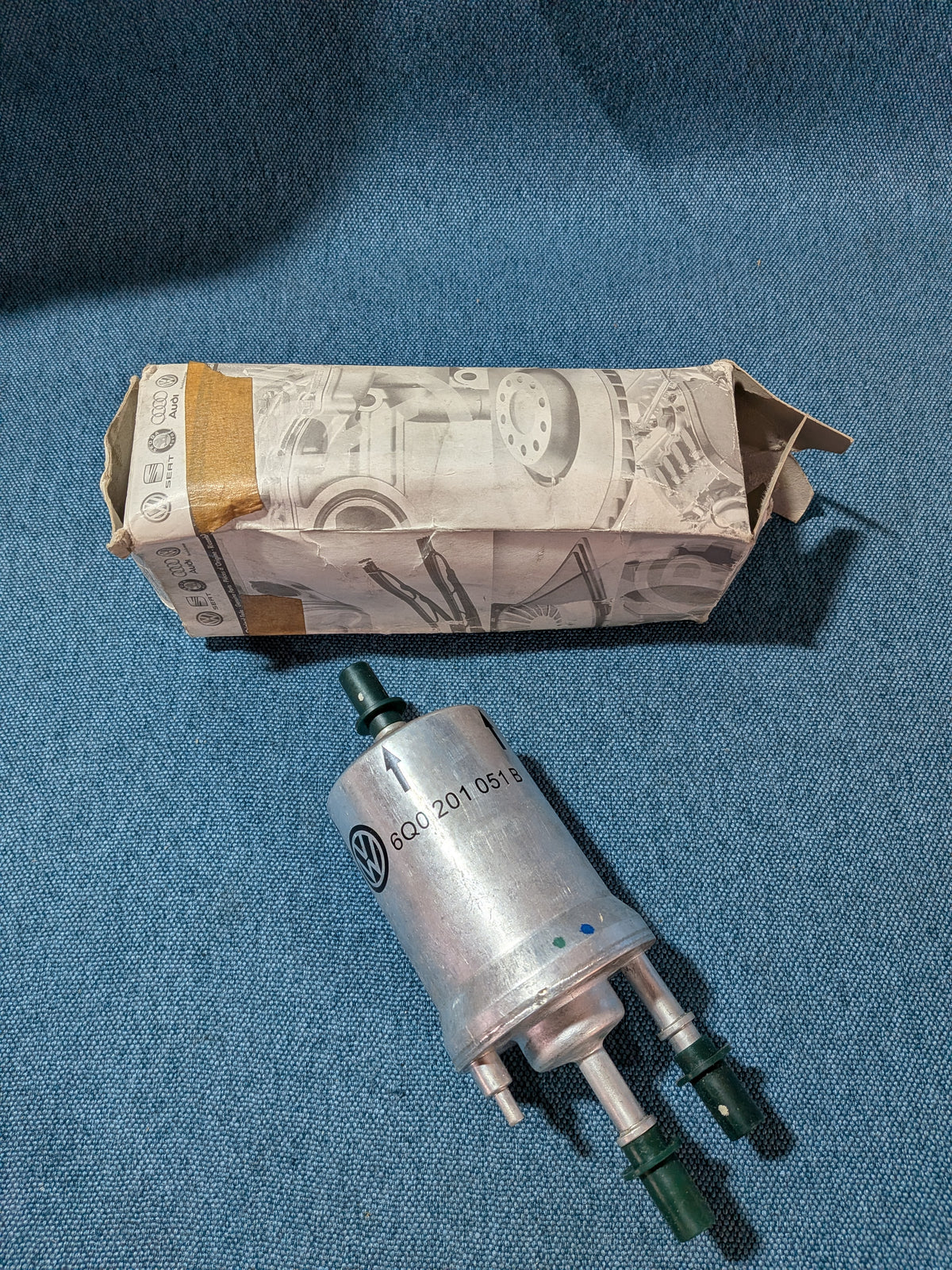Kraftstofffilter Polo/6N/9N/Audi A2 6Q0201051B NOS F9