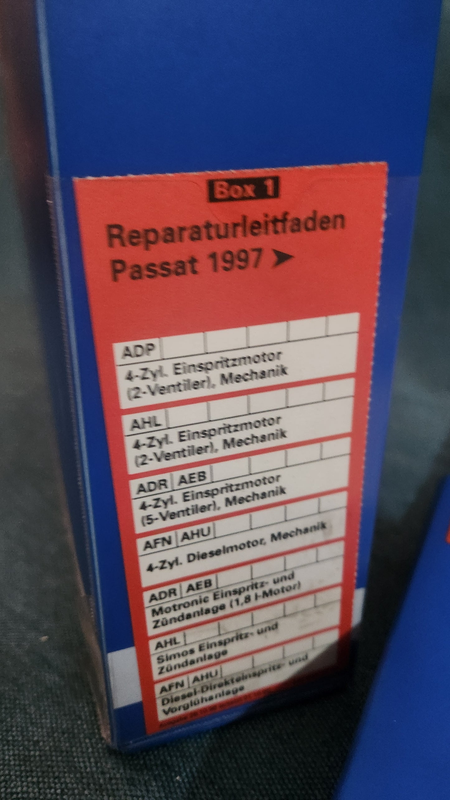 Passat 3B/BG Repair Manual Workshop Manual Z1