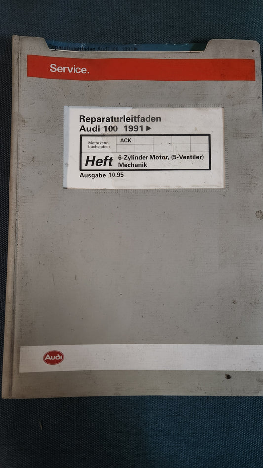 Audi 100 C4 ACK Engine Repair Manual Workshop Manual