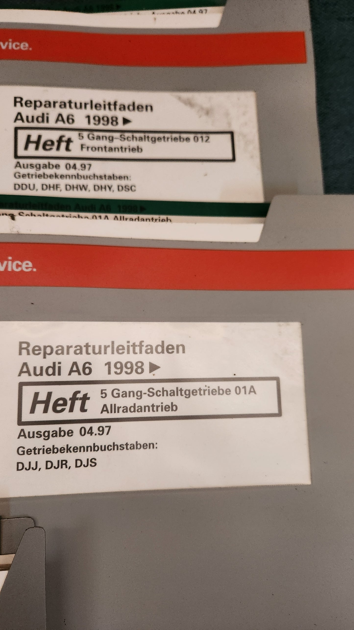 Audi A6 C5 Reparaturleitfaden Werkstattbuch