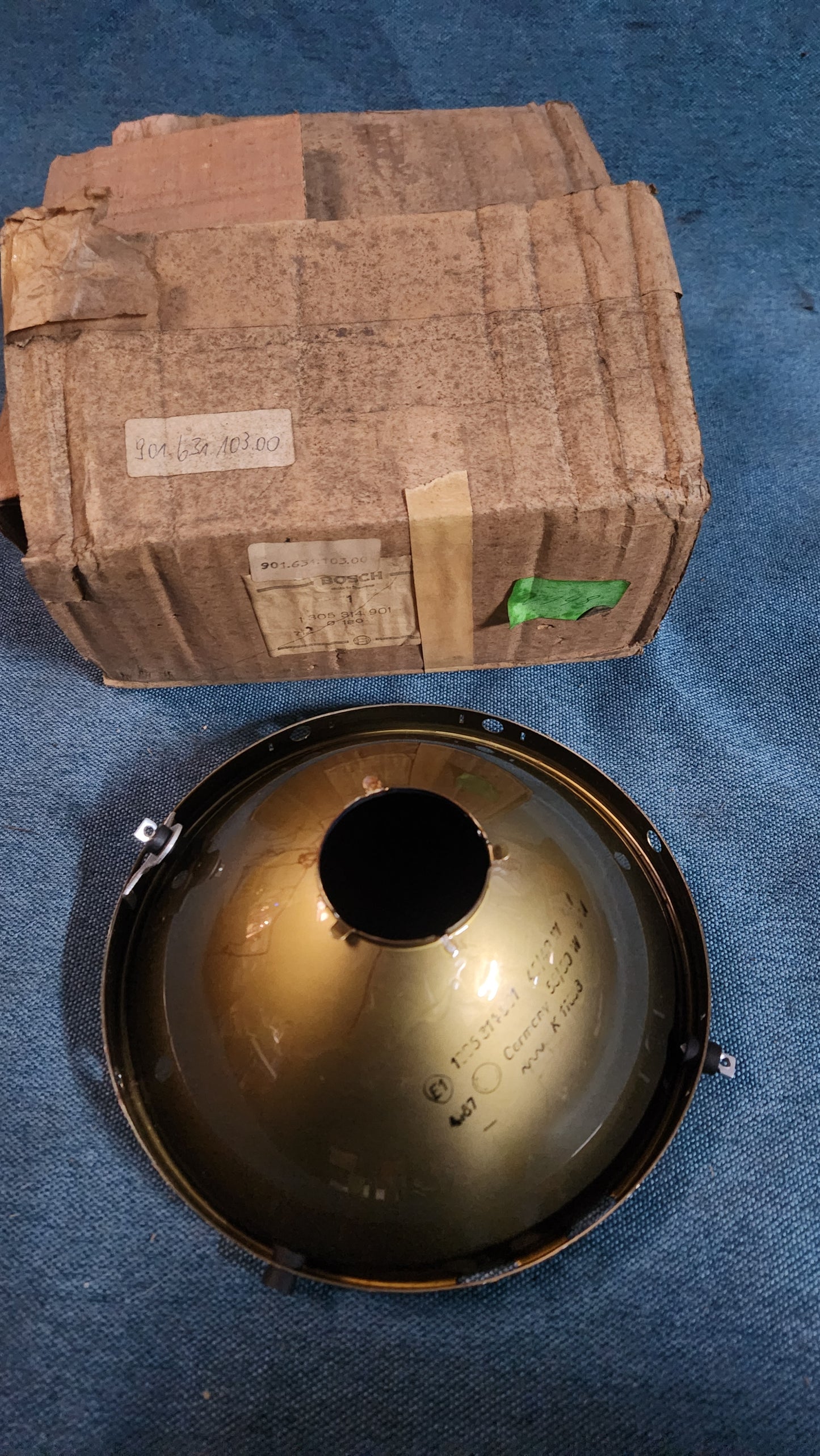 Porsche 911 Reflektor Scheinwerfer 90163110300 Nos E5