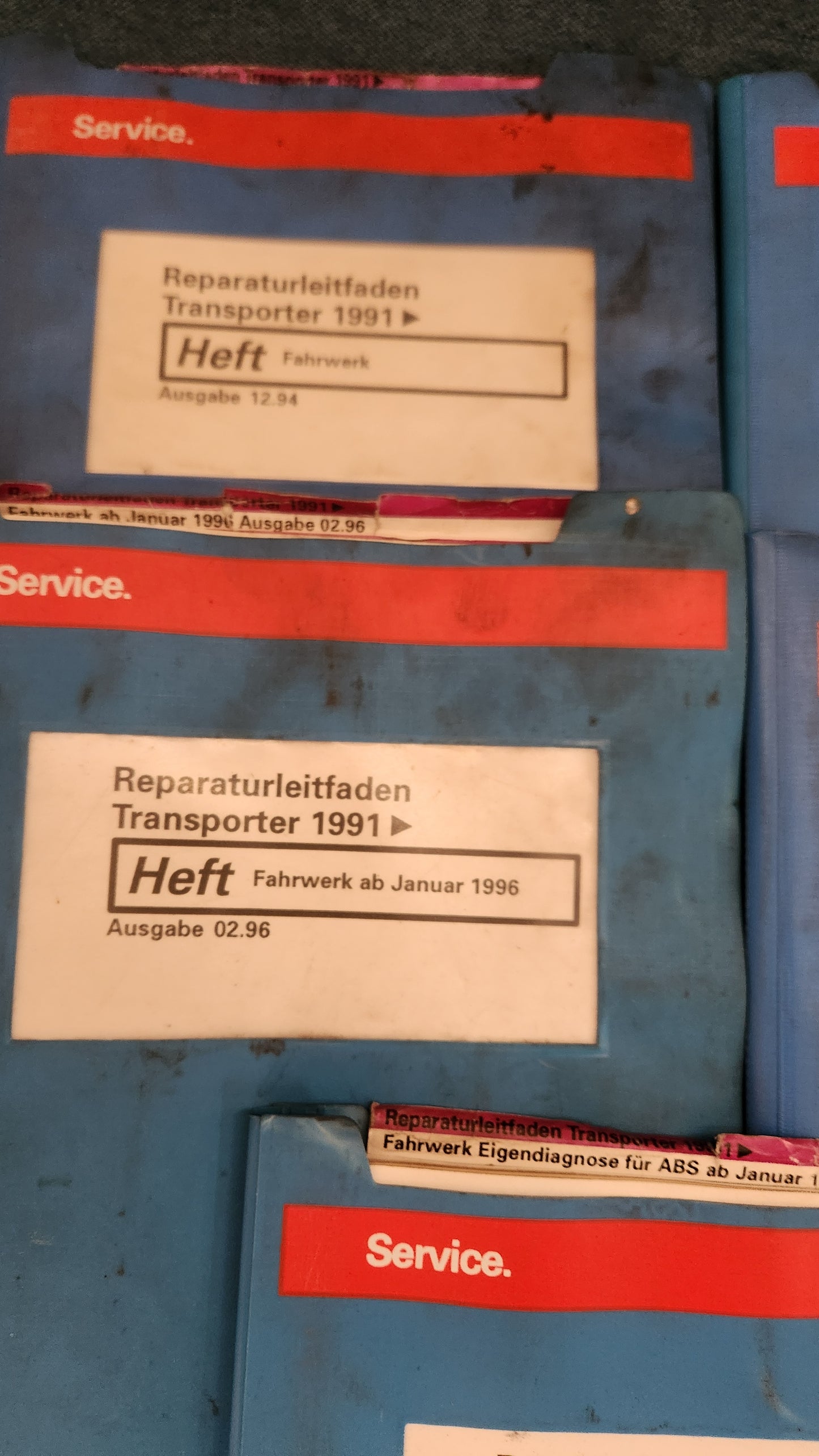 T4 Bus Reparaturleitfaden Werkstattbuch Z2