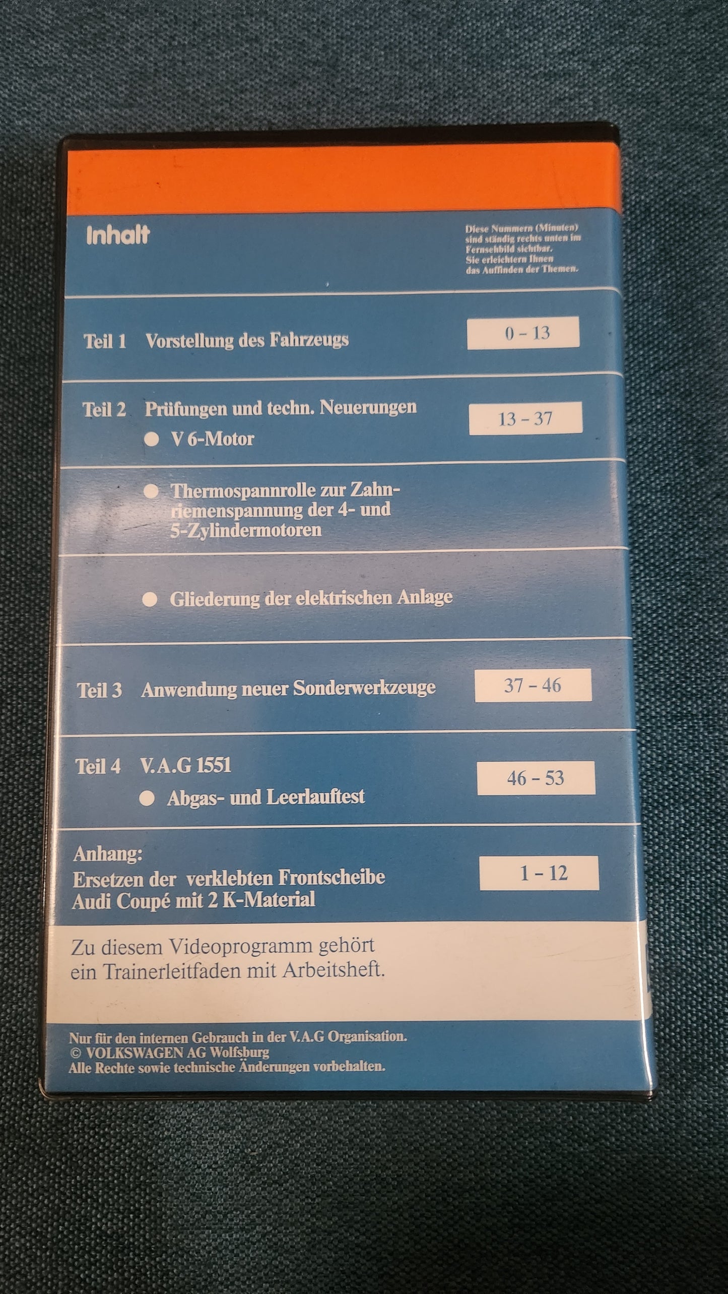 The new Audi 100 C4 repair manual workshop film VHS