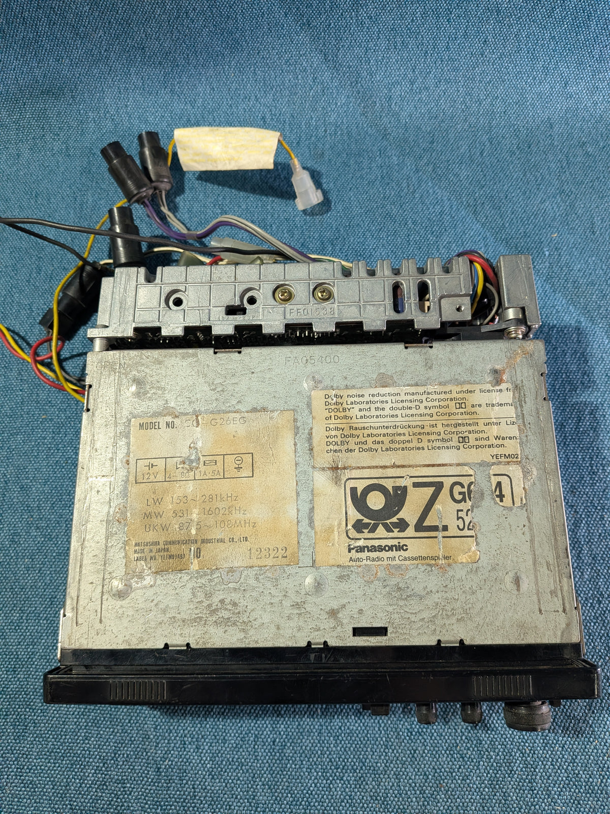 Radio Panasonic G26EG Used E11