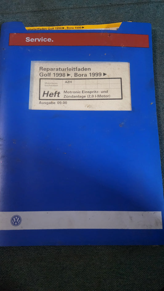 Golf 4 AZH Motor Reparaturleitfaden Werkstattbuch