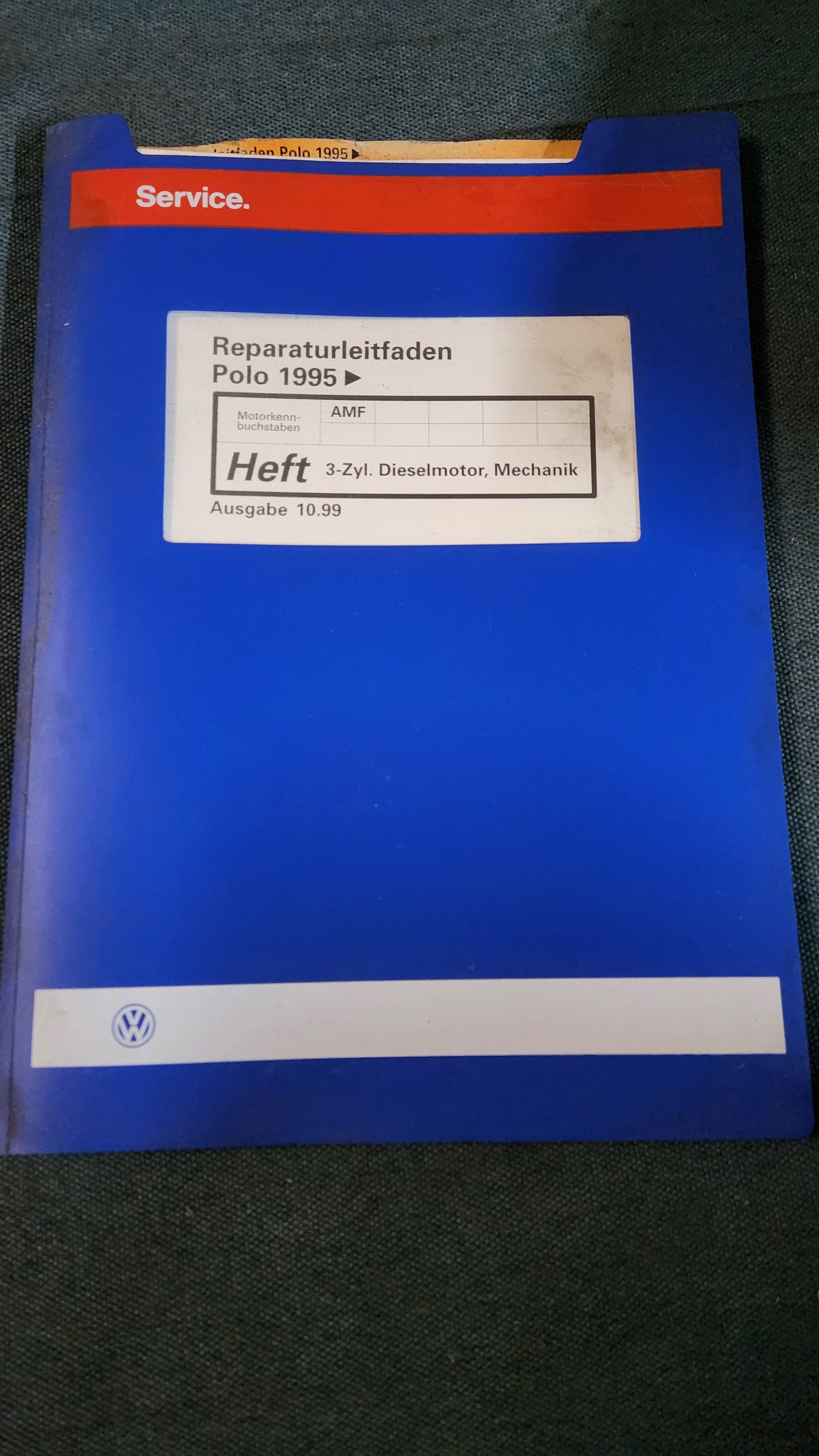 Polo 6N AMF Motor Reparaturleitfaden Werkstattbuch