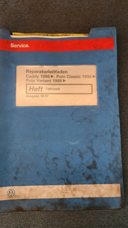 Polo 6N Caddy 9KV Fahrwerk Reparaturleitfaden Werkstattbuch