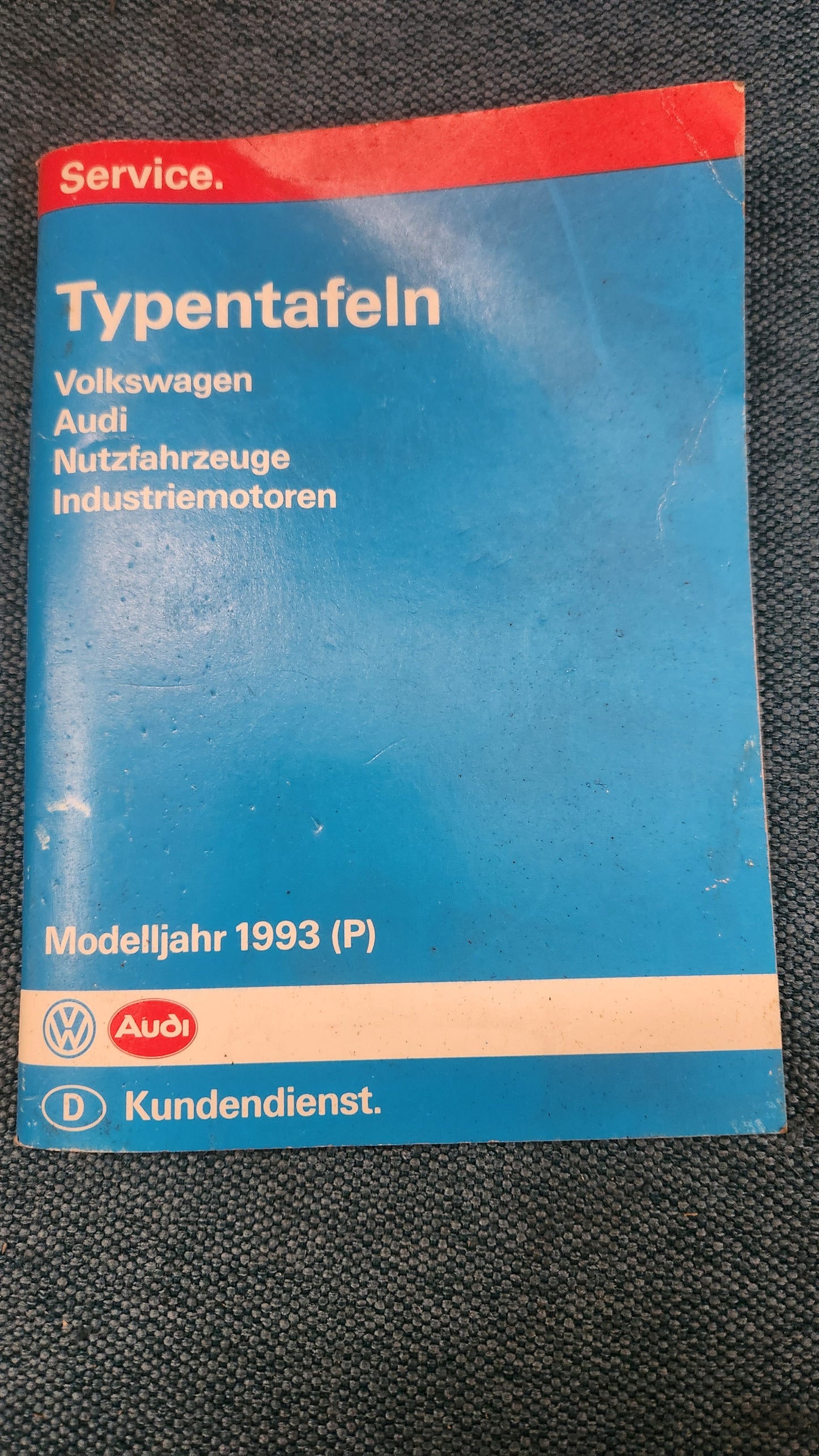 Typentafeln Reparaturleitfaden Werkstattbuch