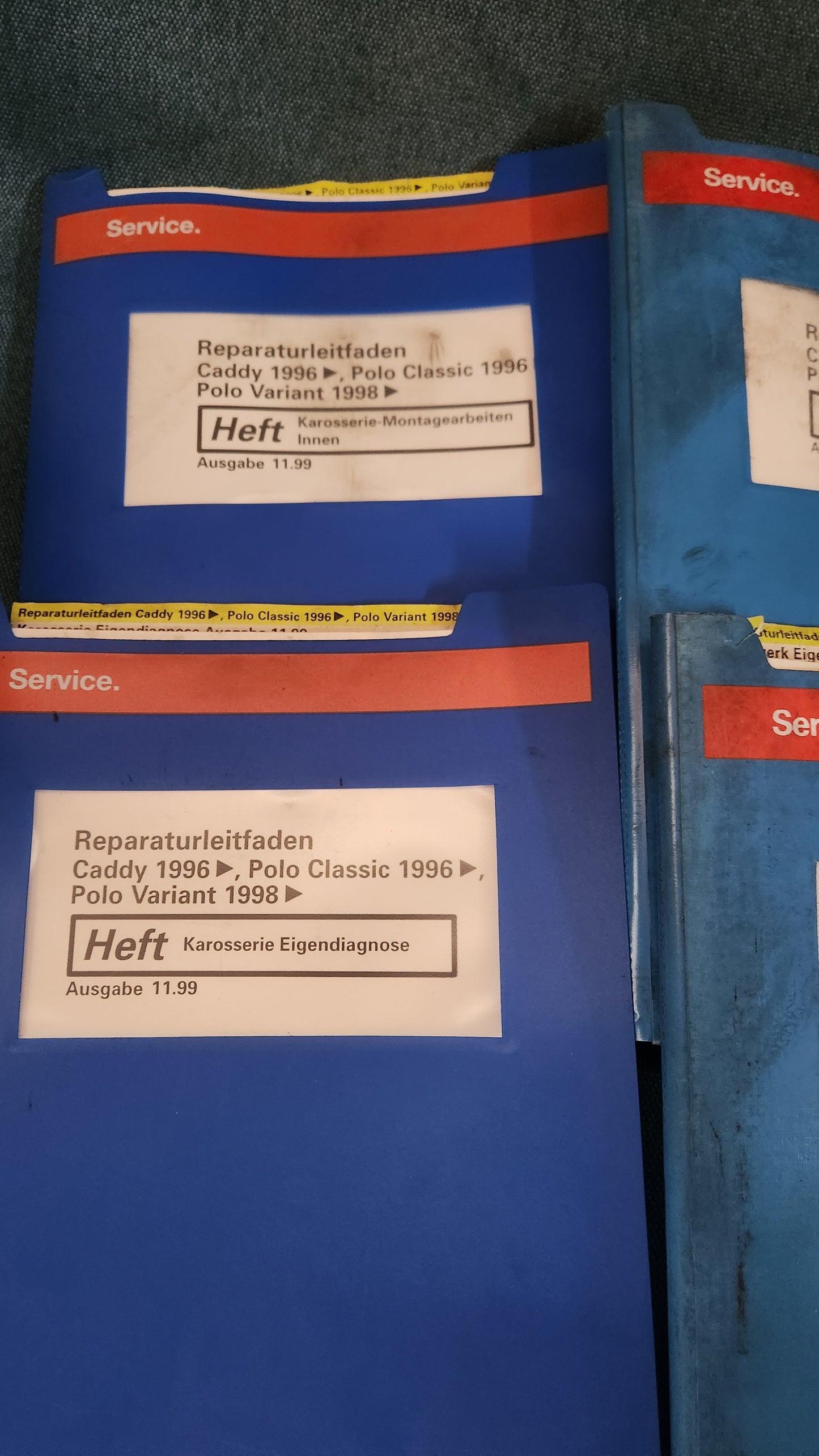 Polo 6n Typ 3 Caddy 9KV Reparaturleitfaden Werkstattbuch