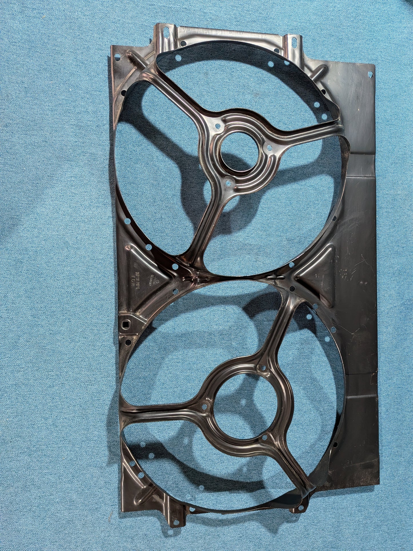 Doppellüfter Blech Corrado/Golf/Jetta/2/Passat/B3/B4 357121207G NOS