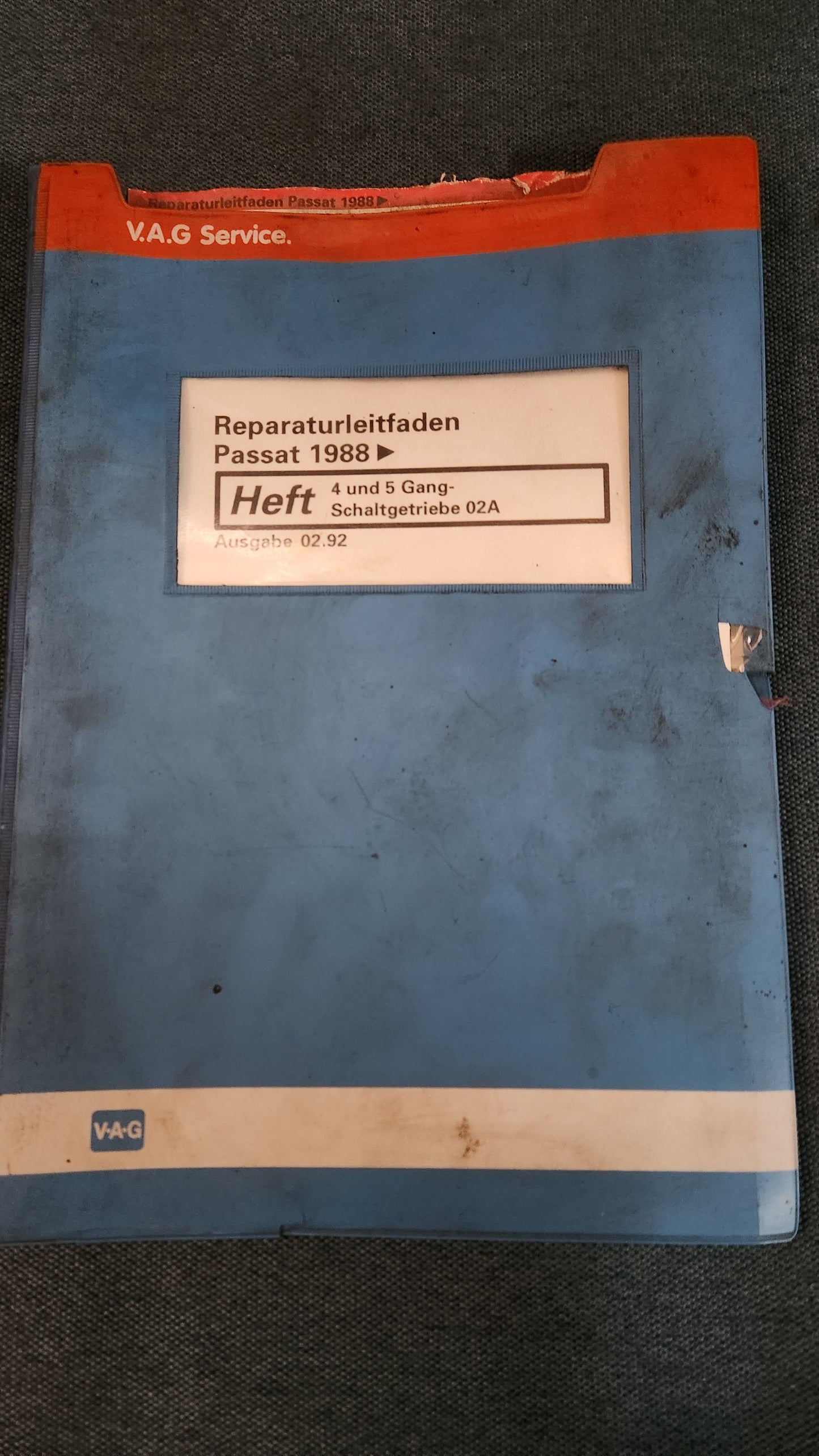 Passat 35I B3 4 und 5 Gang Schaltgetriebe 02A Reparaturleitfaden Werkstattbuch