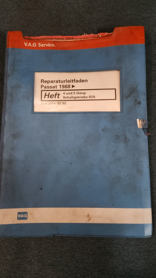 Passat 35I B3 4 und 5 Gang Schaltgetriebe 02A Reparaturleitfaden Werkstattbuch