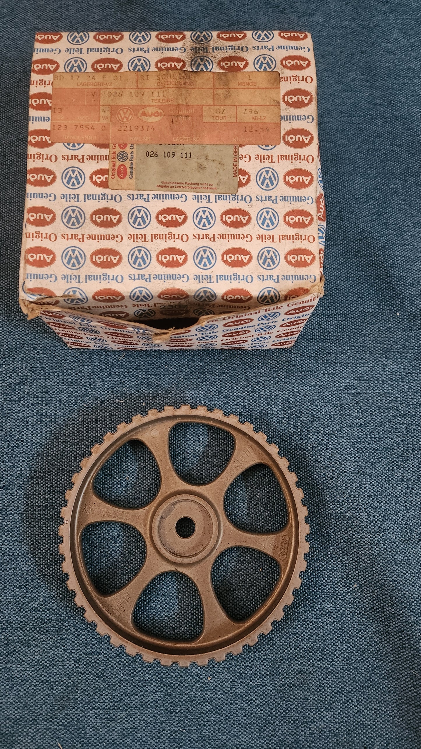 Zahnrad Golf/Jetta2/Polo86C 1,0/1,3 026109111 Nos E4