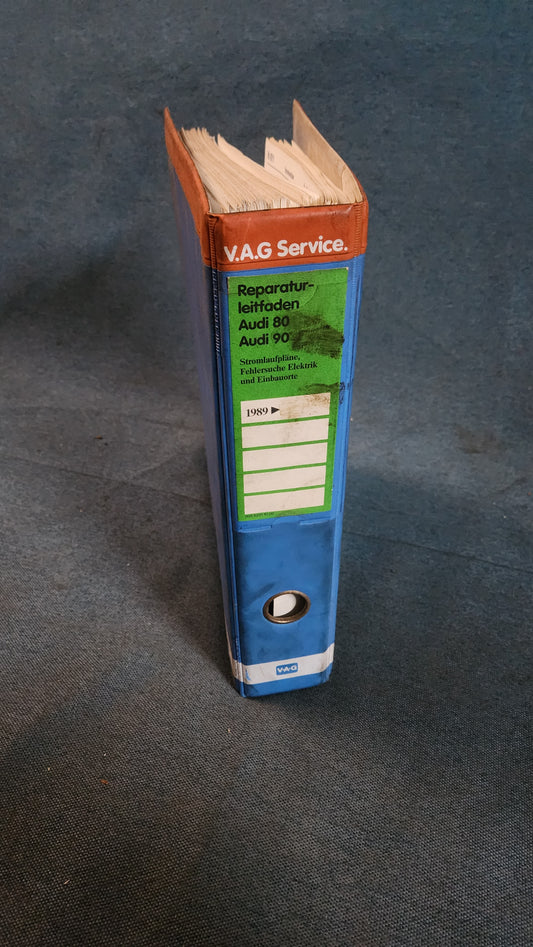 Audi 80/90 B3 Stromlaufpläne Reparaturleitfaden Werkstattbuch