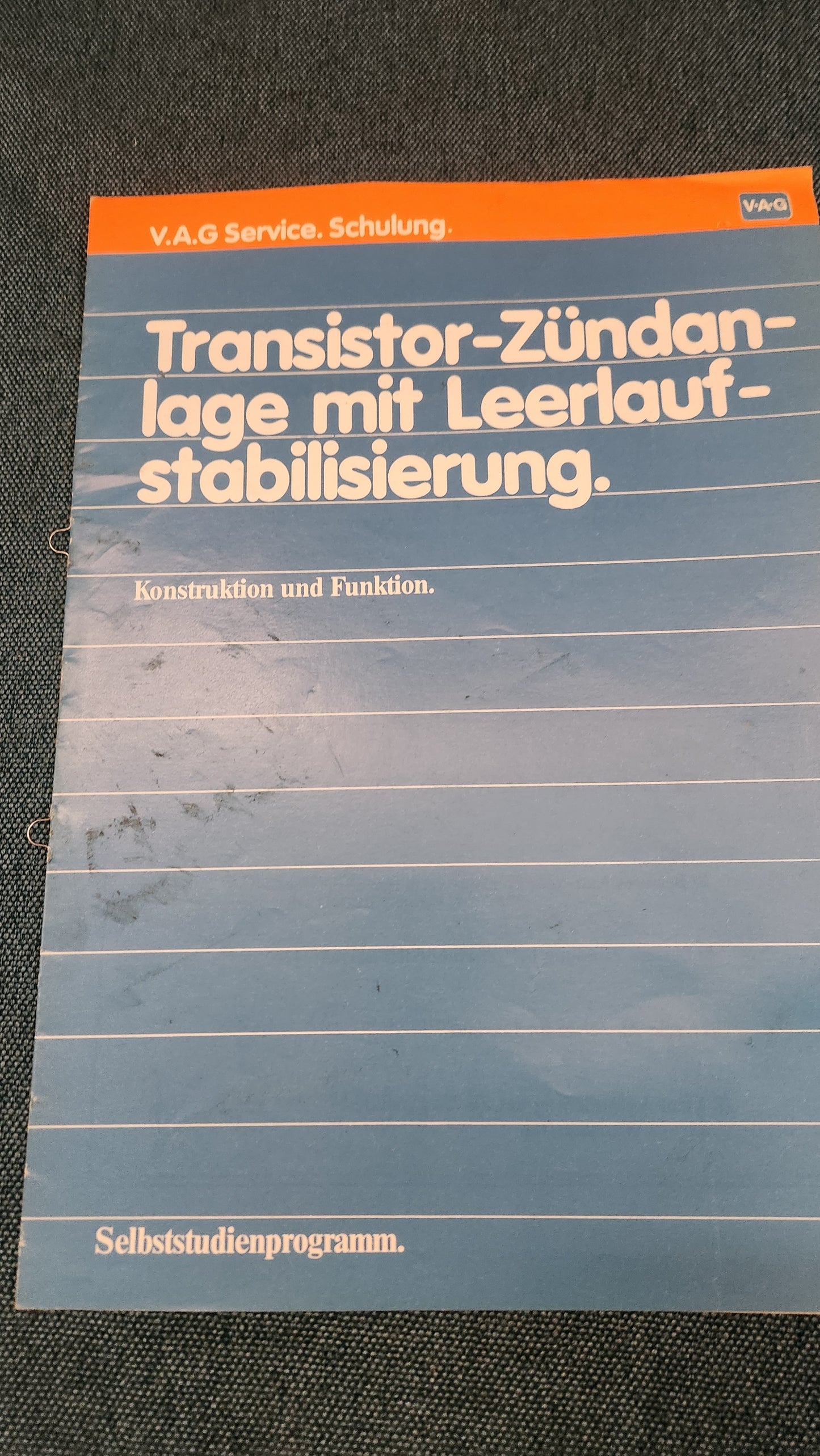 Transistor Zündanlage mit Leerlaufstabilisierung  Selbststudienpogramm Nr.25 Werkstattbuch Reparaturleitfaden