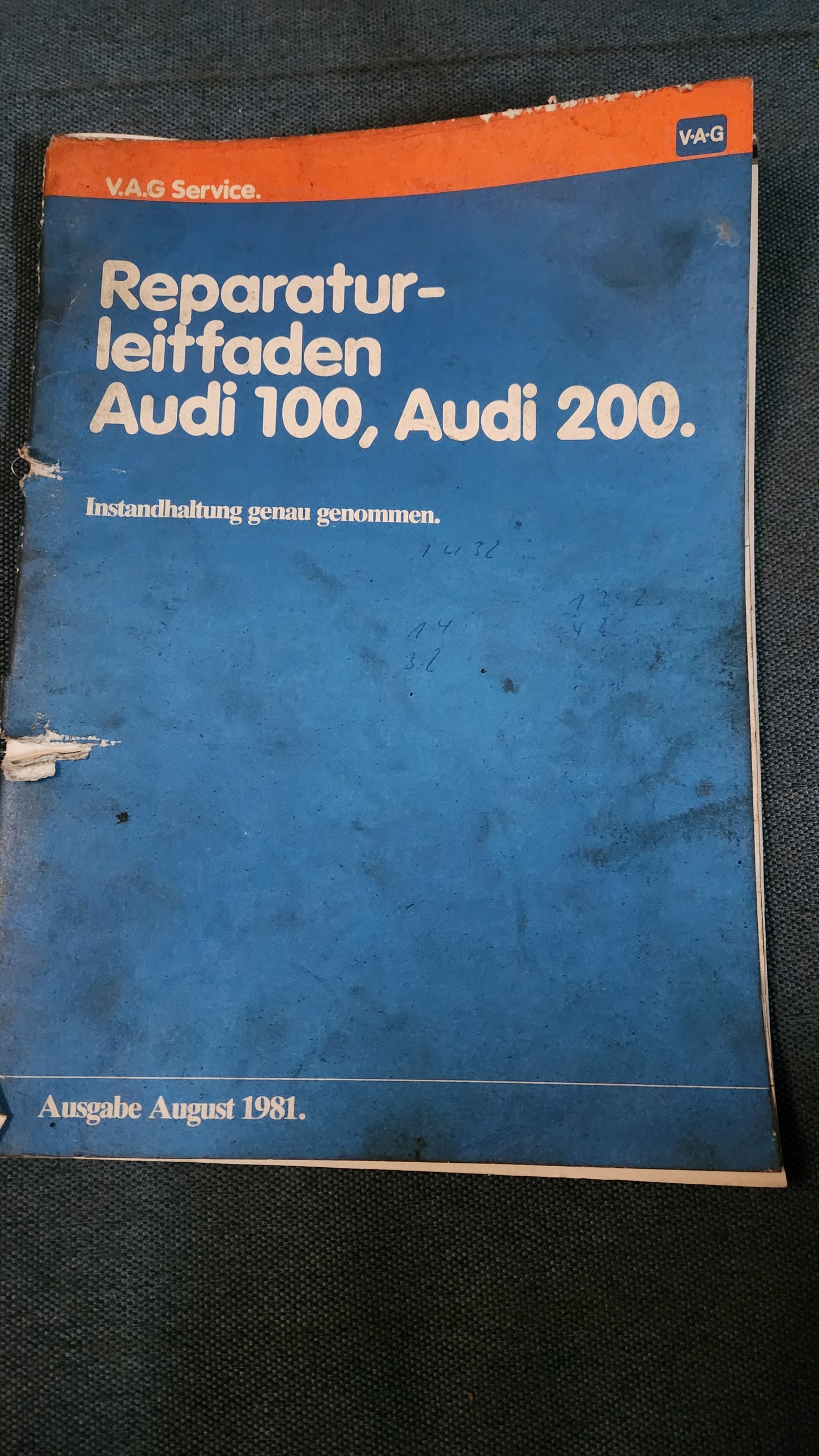 Audi 100/200 C2 Maintenance - Specifically, Repair Manual Workshop Manual