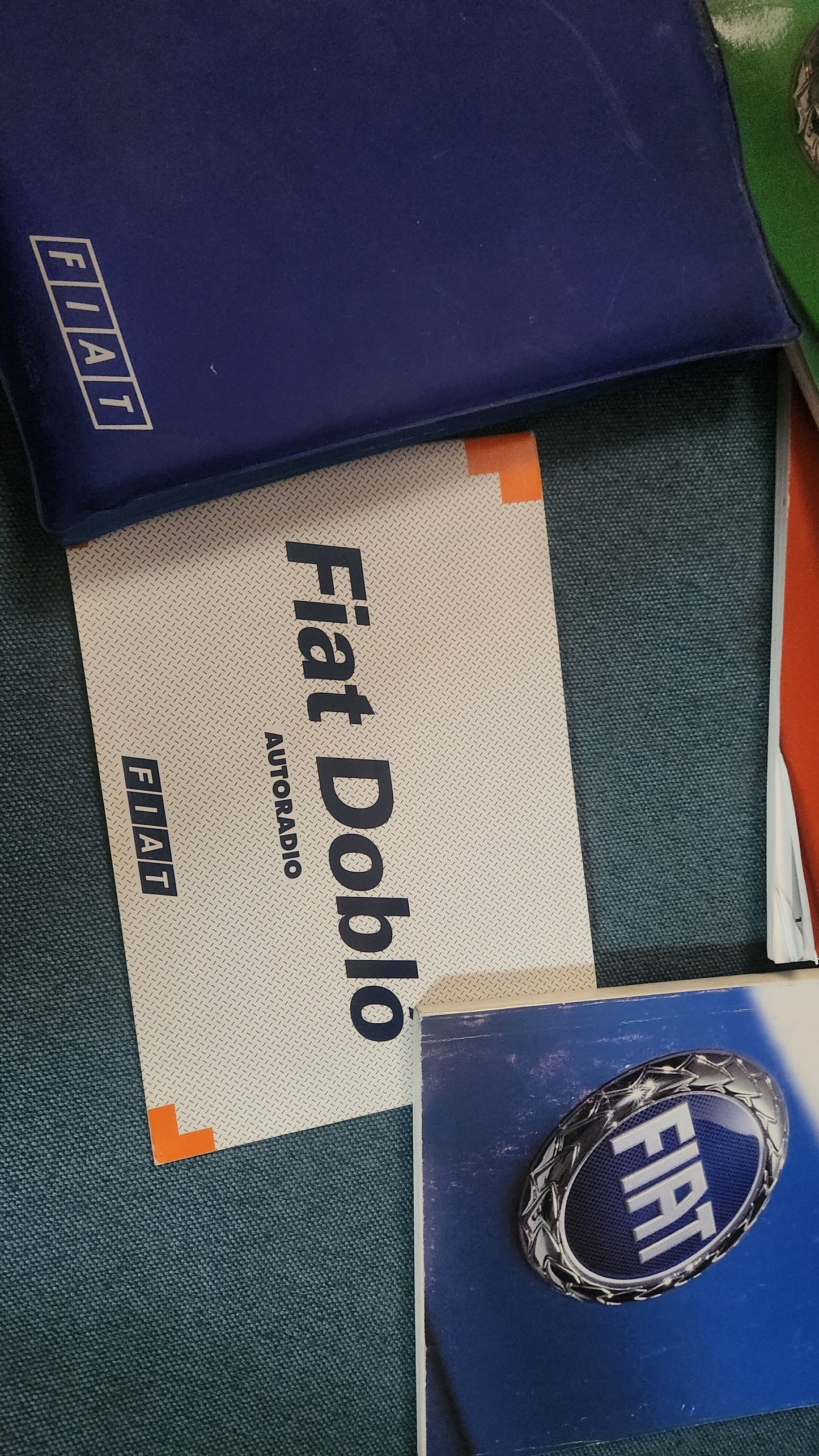 Fiat Doblo Service Book Folder Owner's Manual On-Board Manual Used B3