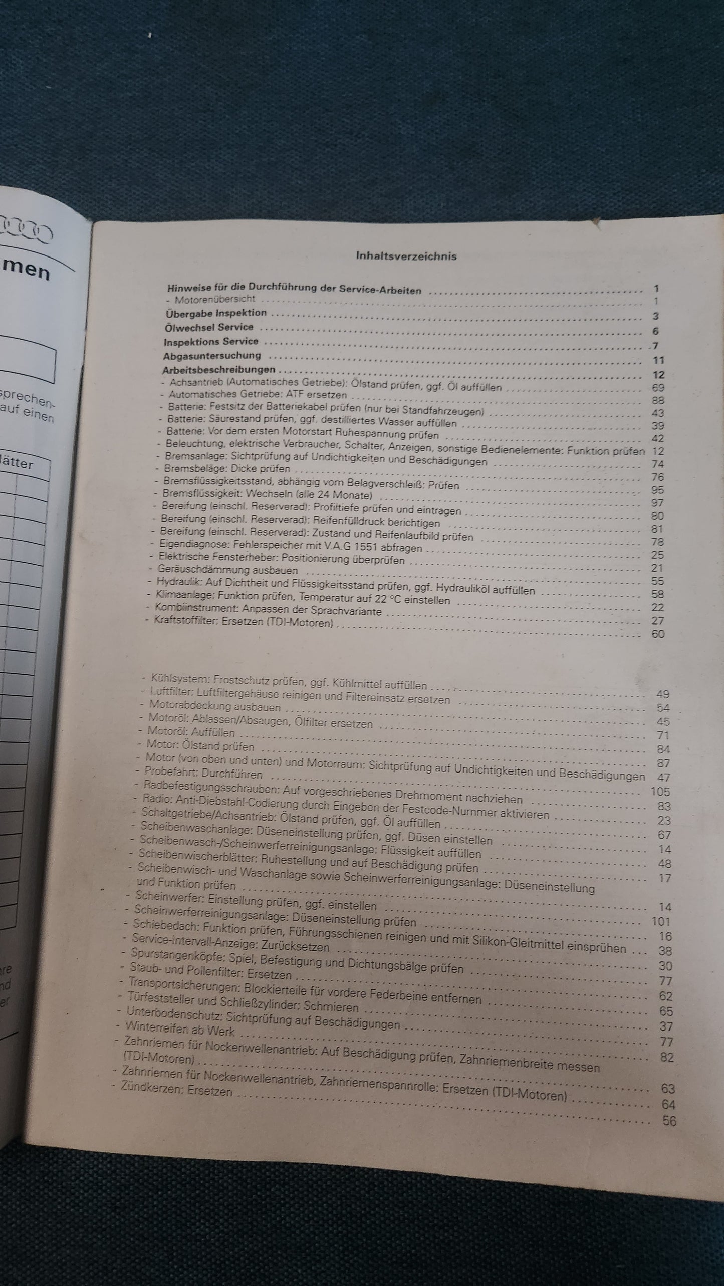 Audi A3 8L Instandhaltung genau genommen Reparaturleitfaden Werkstattbuch