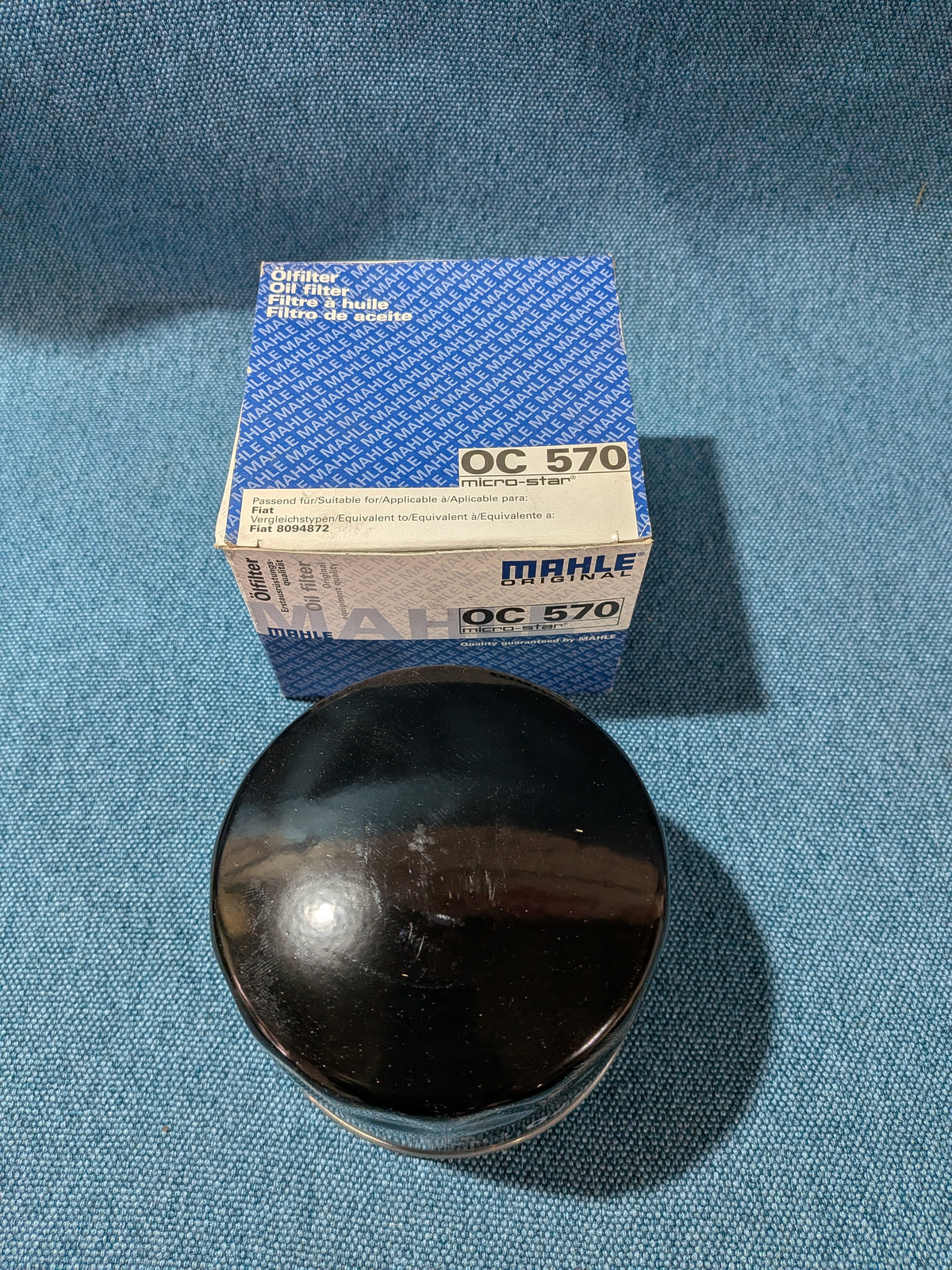 Oil Filter Mahle OC 570 Fiat Ducato/Land Rover/Range Rover/Peugeot Boxer 8094872 NOS/New A26