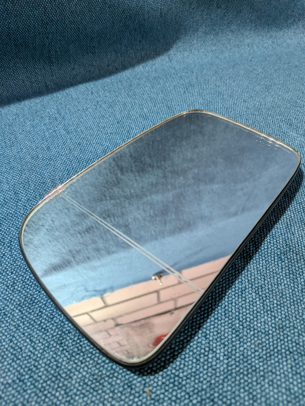 Spiegelglas für Außenspiegel links Golf/Jetta/2 0017275 191857521 NOS B24