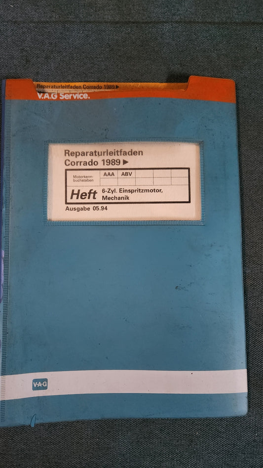Corrado AAA ABV Engine Repair Manual Workshop Manual