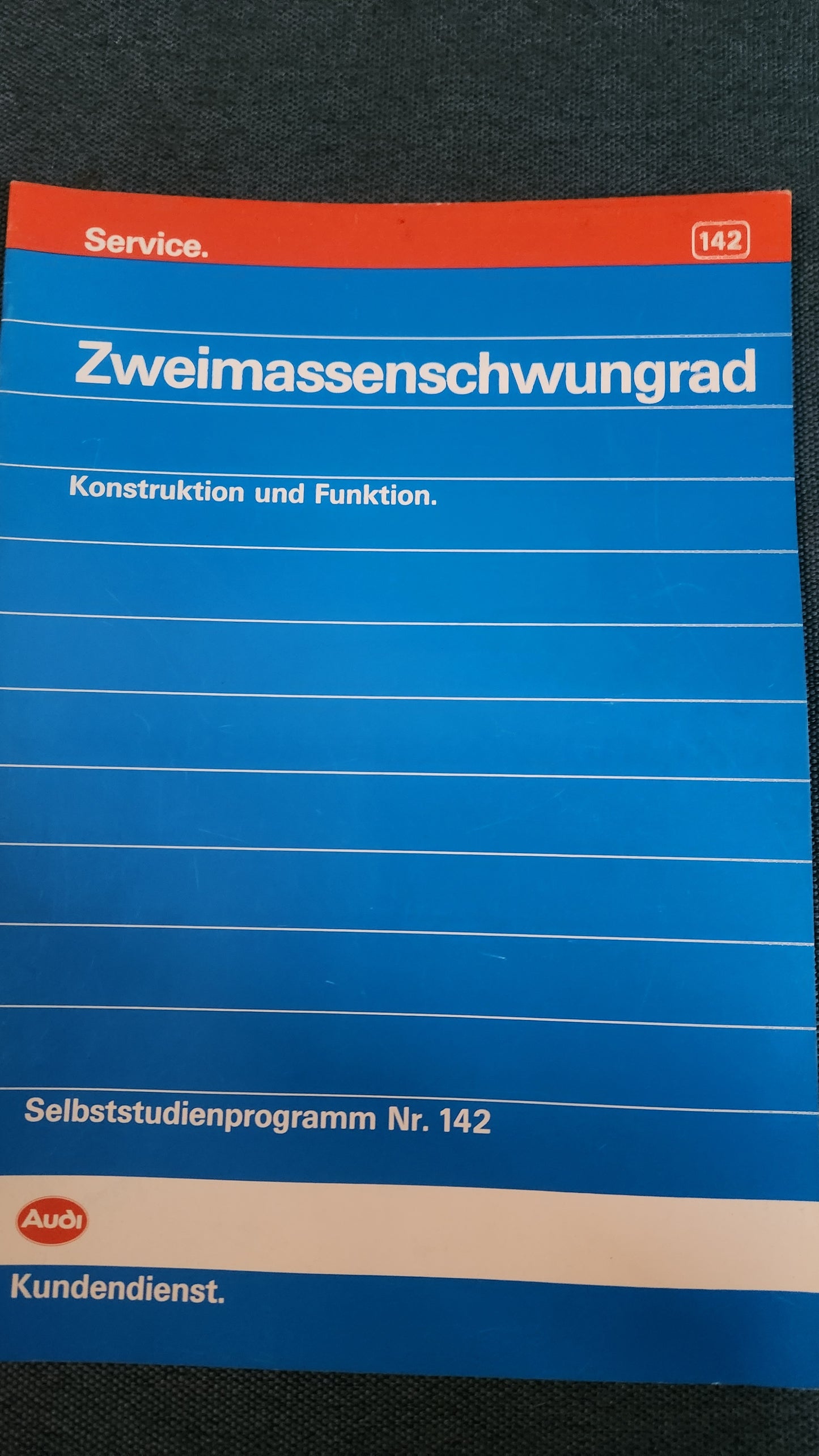 Dual-mass flywheel self-study program no. 142 repair manual workshop manual