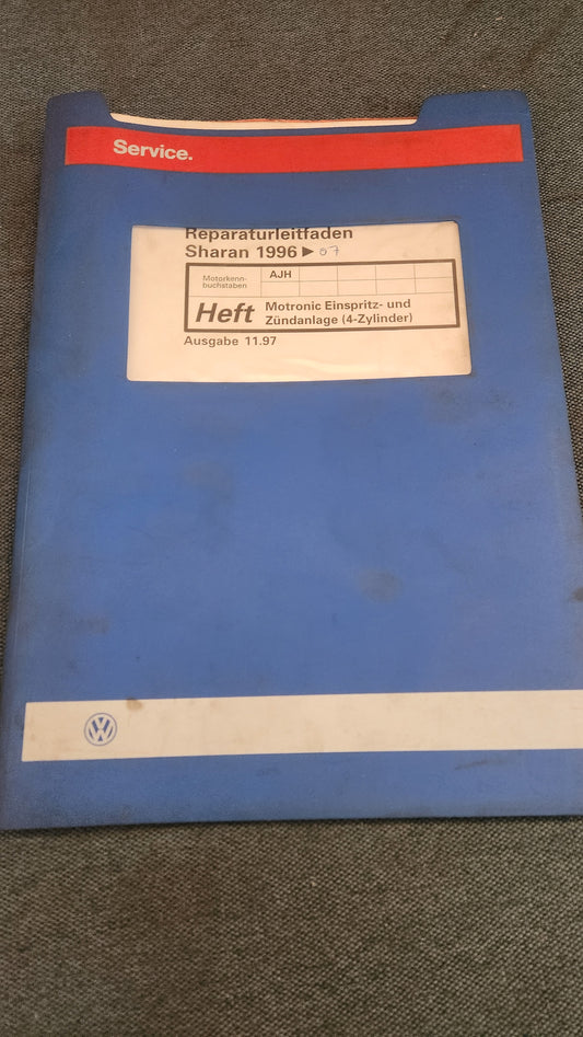 Sharan AJH Motor Reparaturleitfaden Werkstattbuch