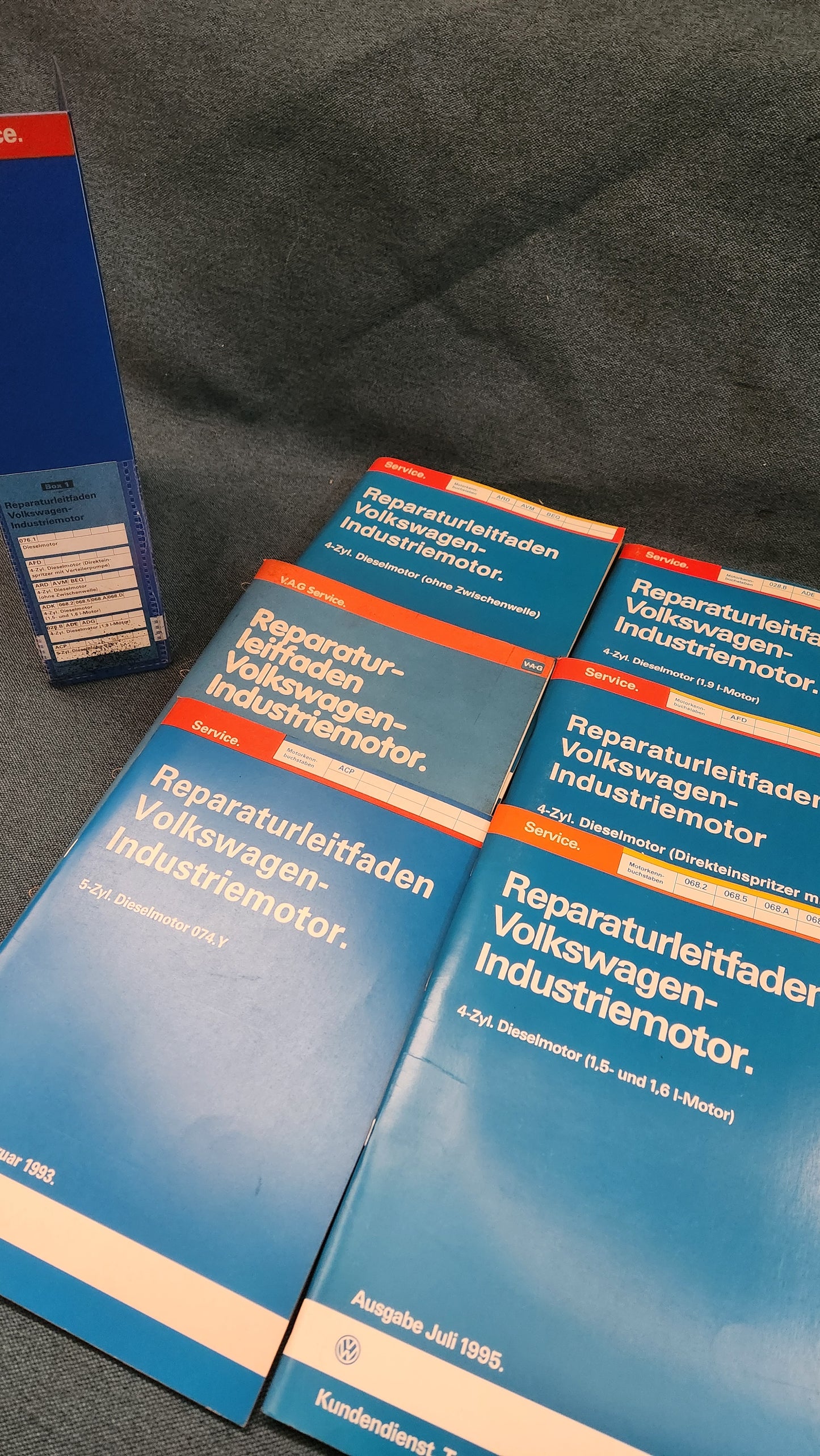 Volkswagen Industriemotor Reparaturleitfaden Werkstattbuch