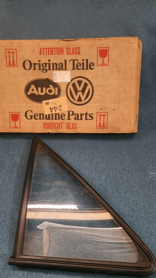 Türscheibe mit Dichtung Golf/Jetta/2 191845242 Nos Q3