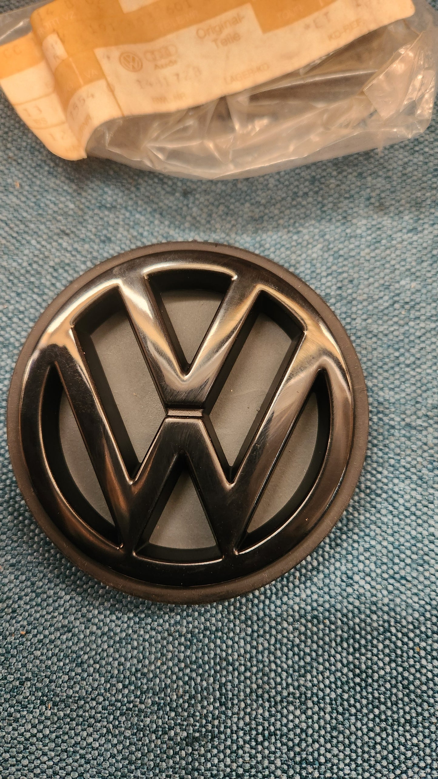 Golf/Jetta2 Emblem/Schriftzug Hinten Schwarz 191853601J Nos H7