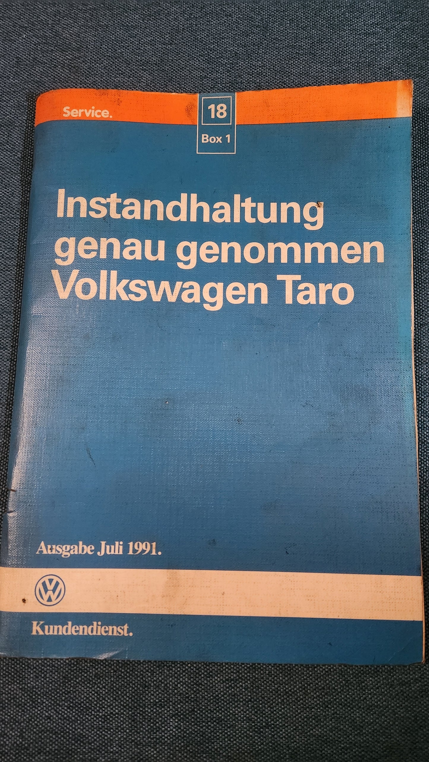 Taro Instandhaltung genau genommen Nr. 18 Reparaturleitfaden Werkstattbuch