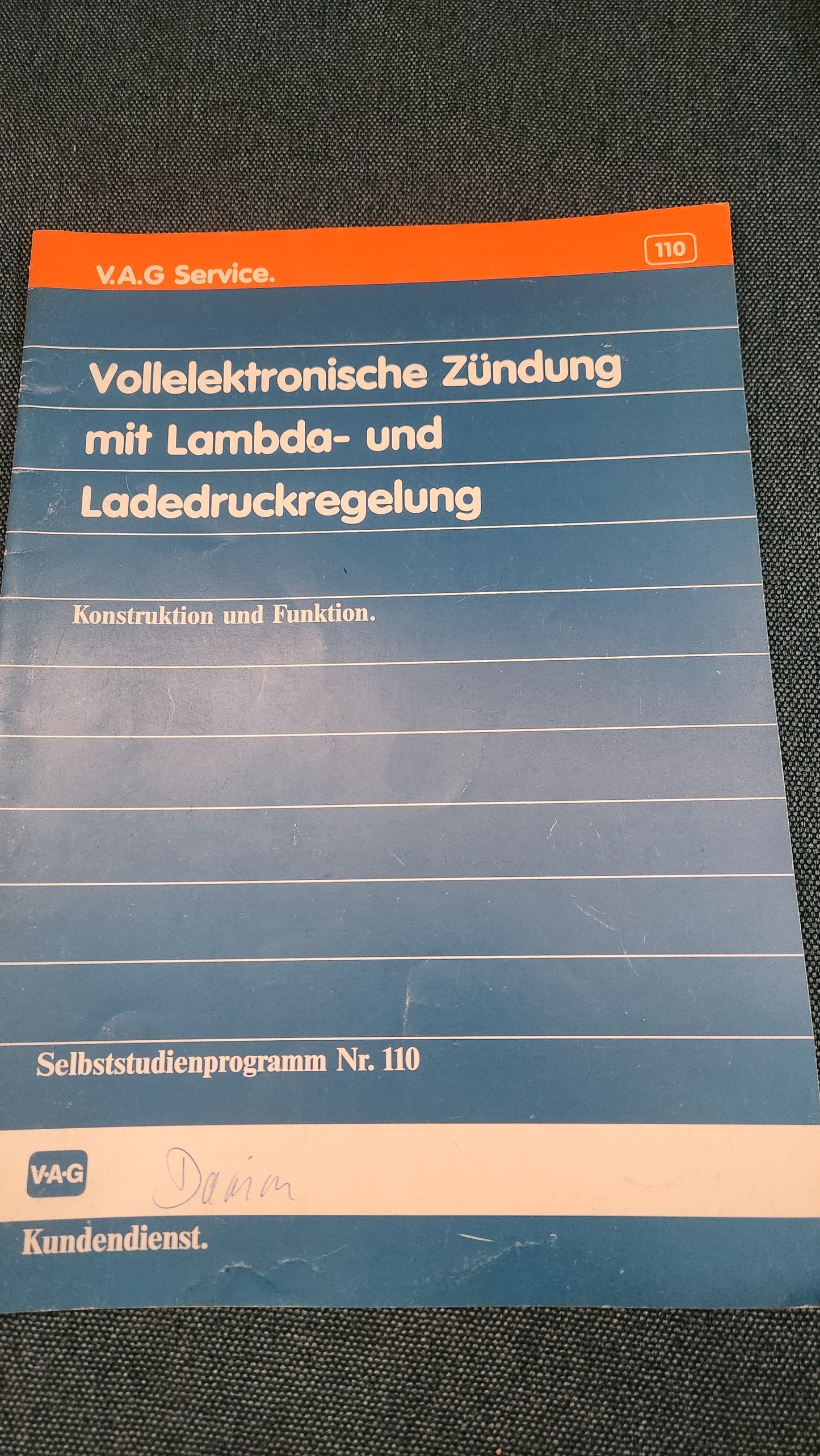 Vollelektronische Zündung mit Lambda und Ladedruckregelung Audi 100/200  Selbststudienpogramm Nr. 110 Werkstattbuch Reparaturleitfaden
