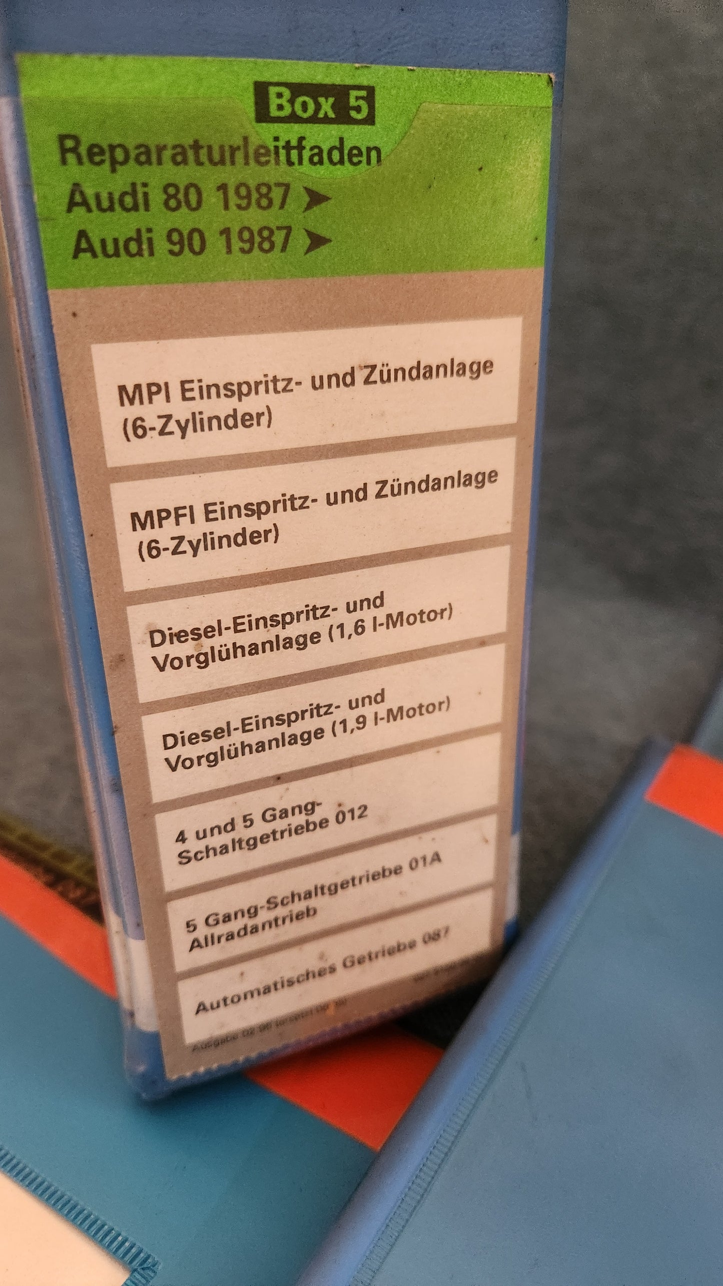 Audi 80/90 B3 Reparaturleitfaden Werkstattbuch Z2