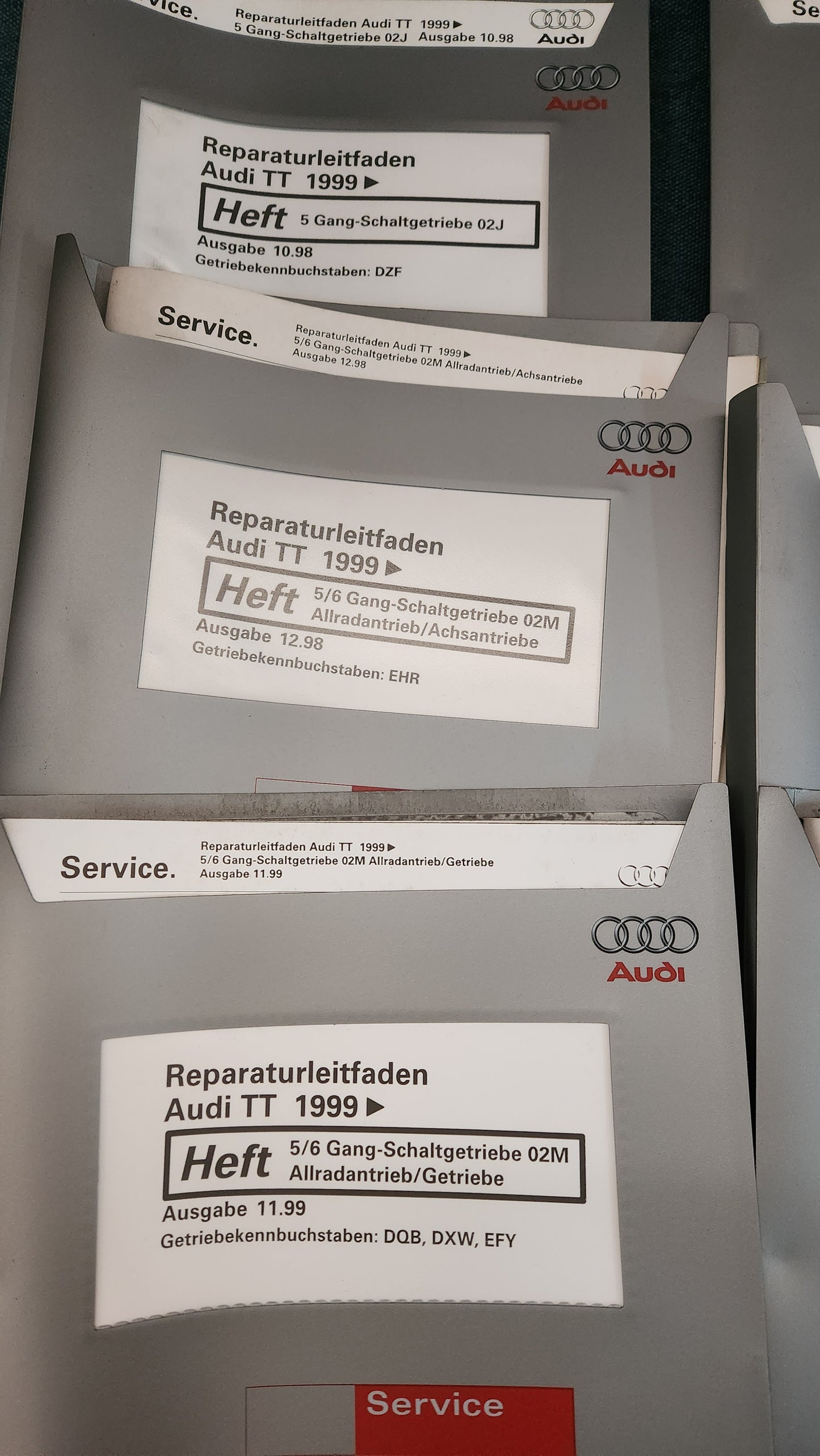 Audi TT 8N Reparaturleitfaden Werkstattbuch