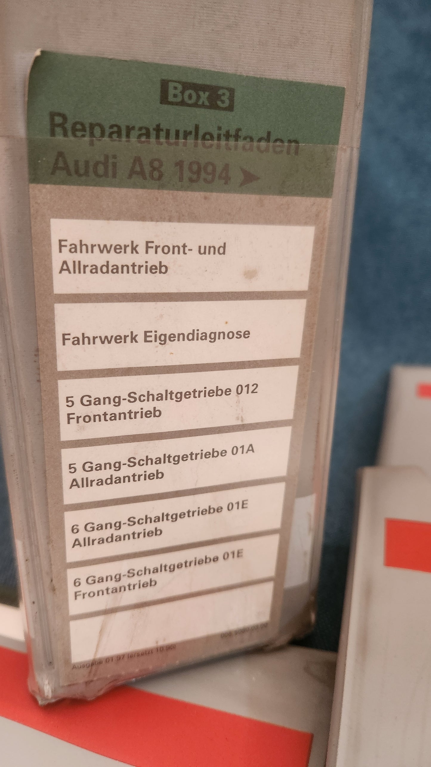 Audi A8 4D D2 Reparaturleitfaden Werkstattbuch