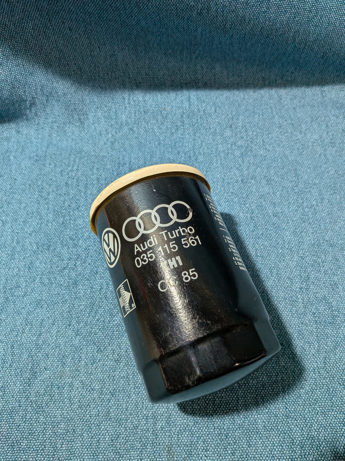 Oil filter Audi/80/90/B2/B3/B4/100/200/C2/C3/Coupe/Quattro 035115561 NOS C9