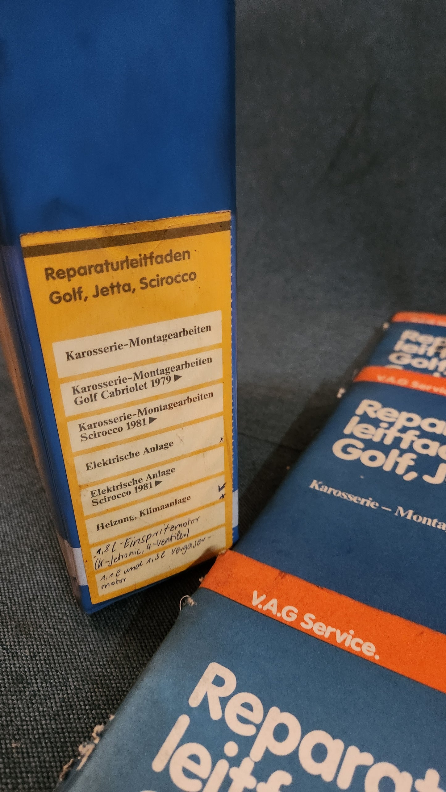 Golf 1/Cabrio Jetta 1 Scirocco 1/2 Reparaturleitfaden Werkstattbuch