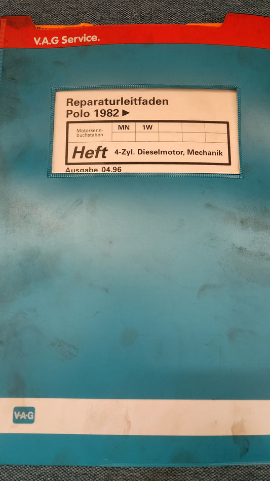 Polo 86c Engine MN 1W Repair Manual Workshop Manual